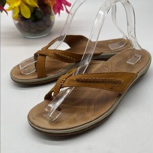 Acorn Tan Leather Detail Size 9 FFT9076